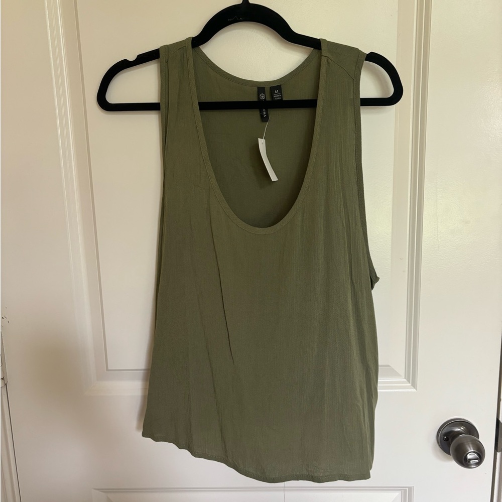 Versona Olive Green Tank Top